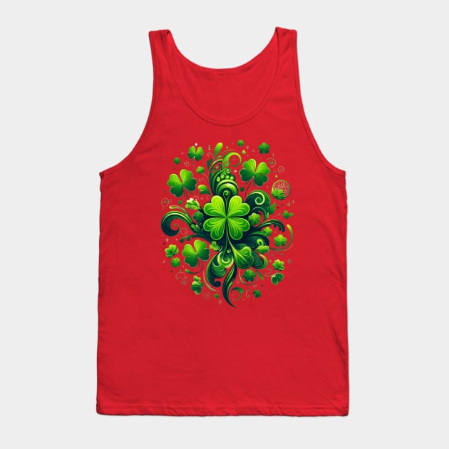 Shamrock of saint Patrick Tank Top by YuYu